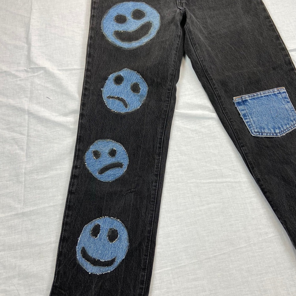 Vintage Levis 17501 Black 26x27 (7M)‎ Jeans High Waisted Custom USA Made - Picture 2 of 11